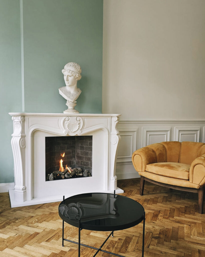 chimenea blanco sivec