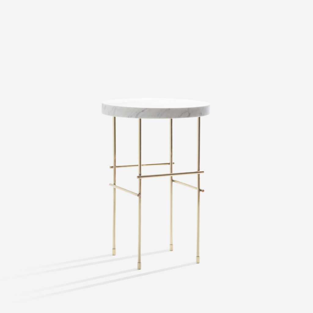 pedestal brass